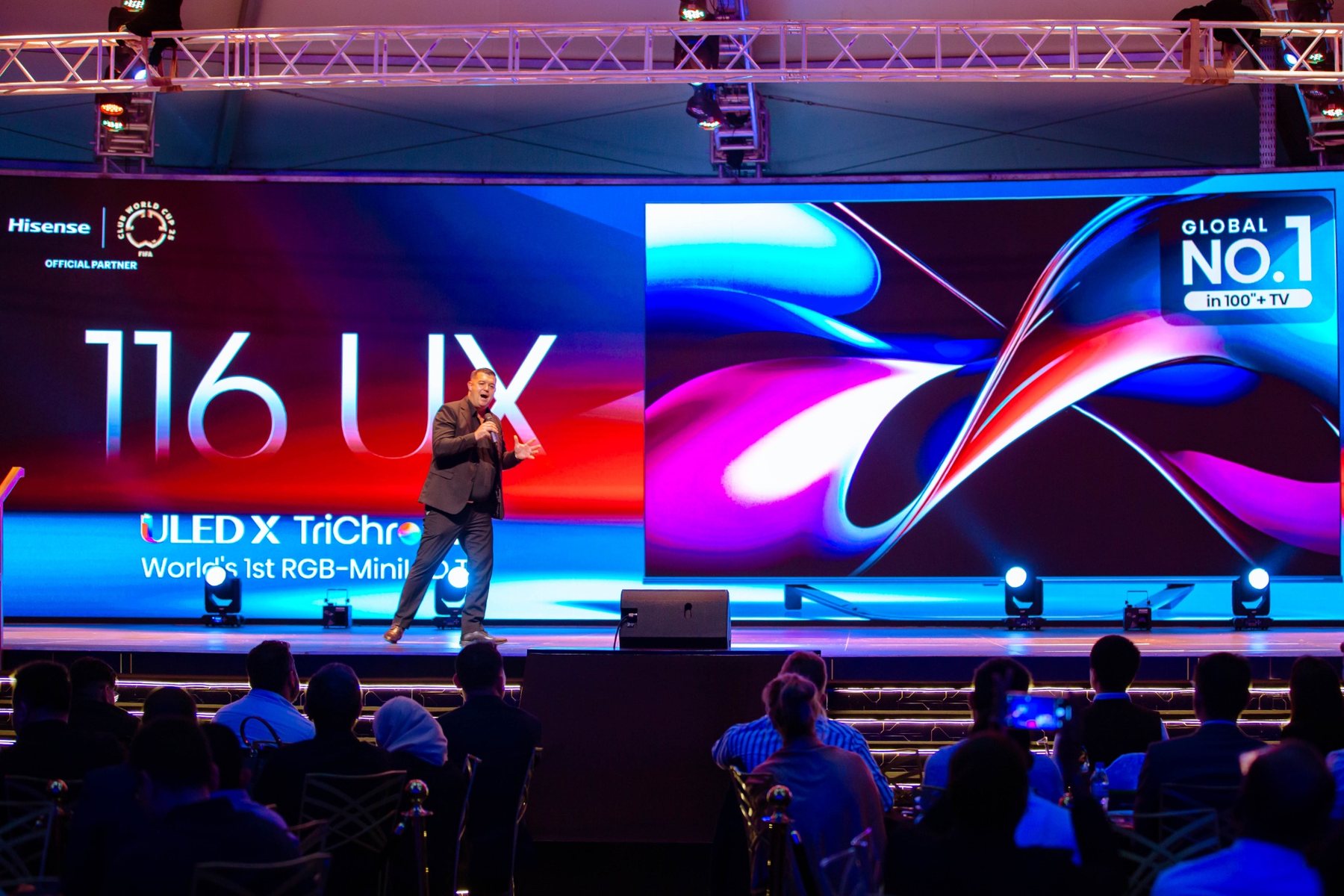 Hisense 116-inch product launch